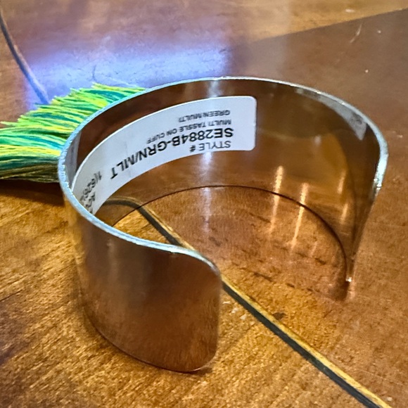 Adia Kibur Silver-Tone Multi Tassel On Cuff Exclusively for Anthropologie!!🔥🔥🔥 - Picture 12 of 16